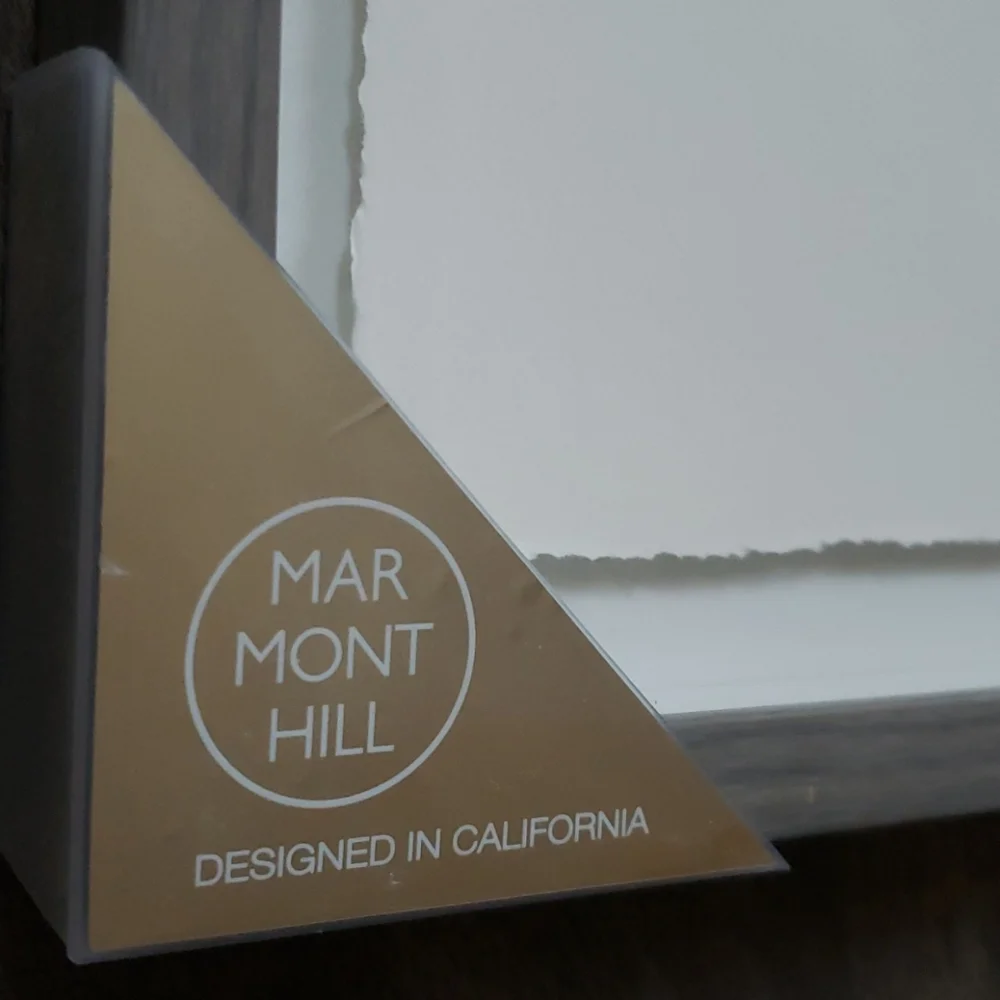Marmont Hill Triangle Stack Framed Wall Art NWT